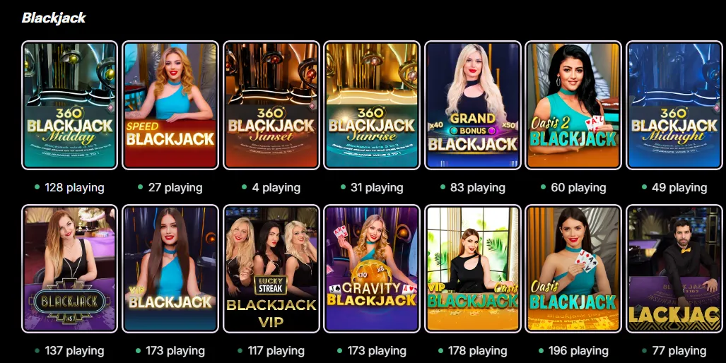 luckycrew casino blackjack