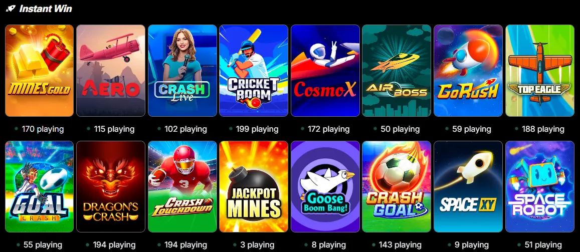 luckycrew casino instant win