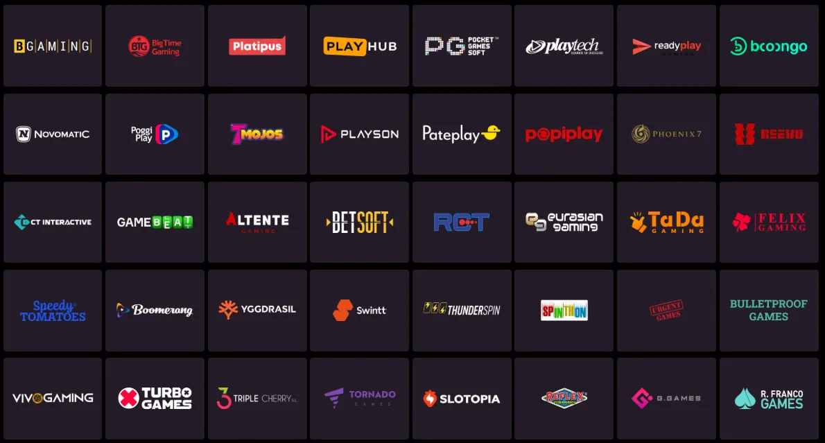 luckycrew casino providers